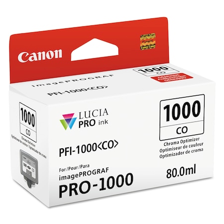 Canon 0556C002 (PFI-1000) Lucia Pro Ink, 80 mL, Chroma Optimizer 0556C002